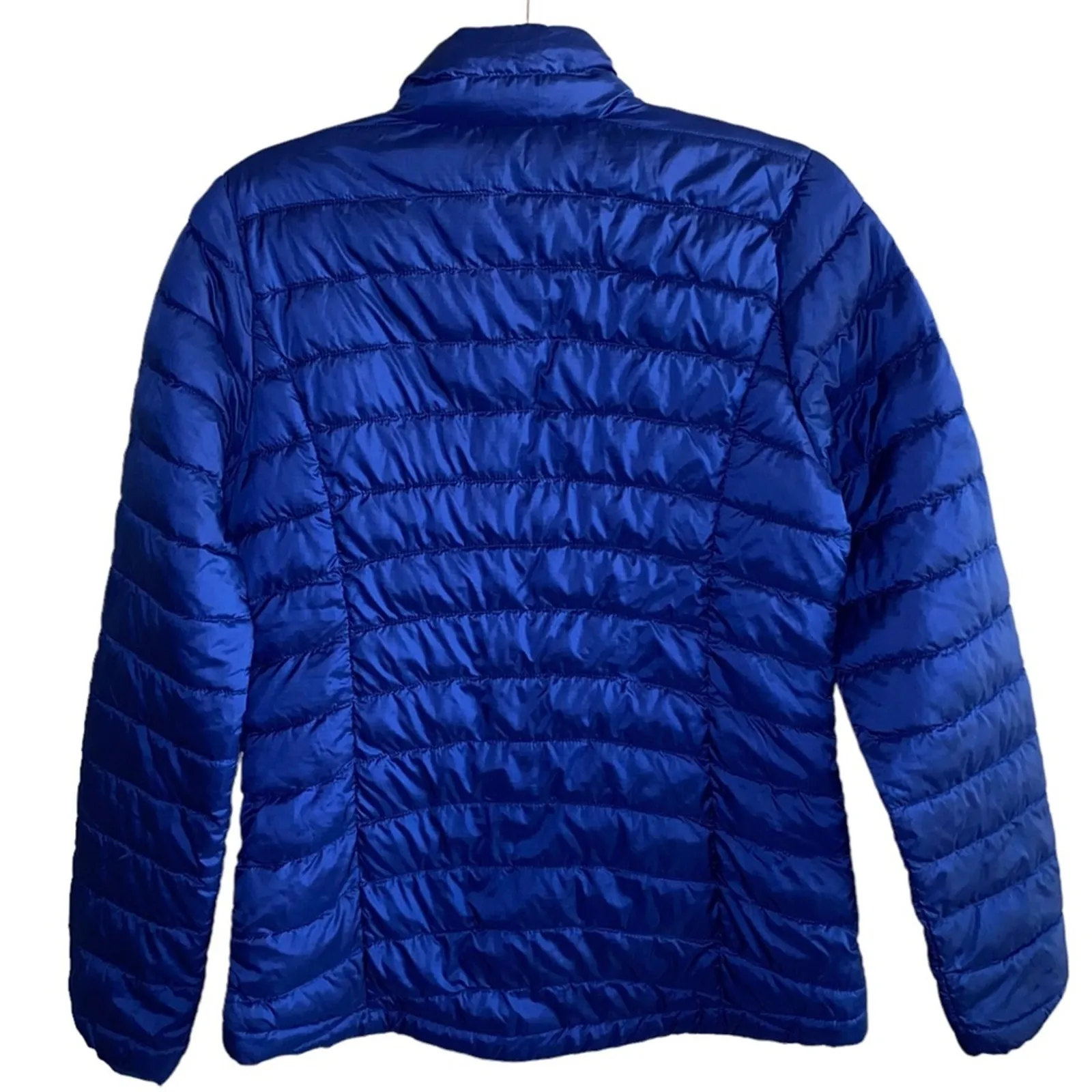 Sierra Designs Blue Lightweight Puffer Jacket Women’s Small Packable Coat - Image 3
