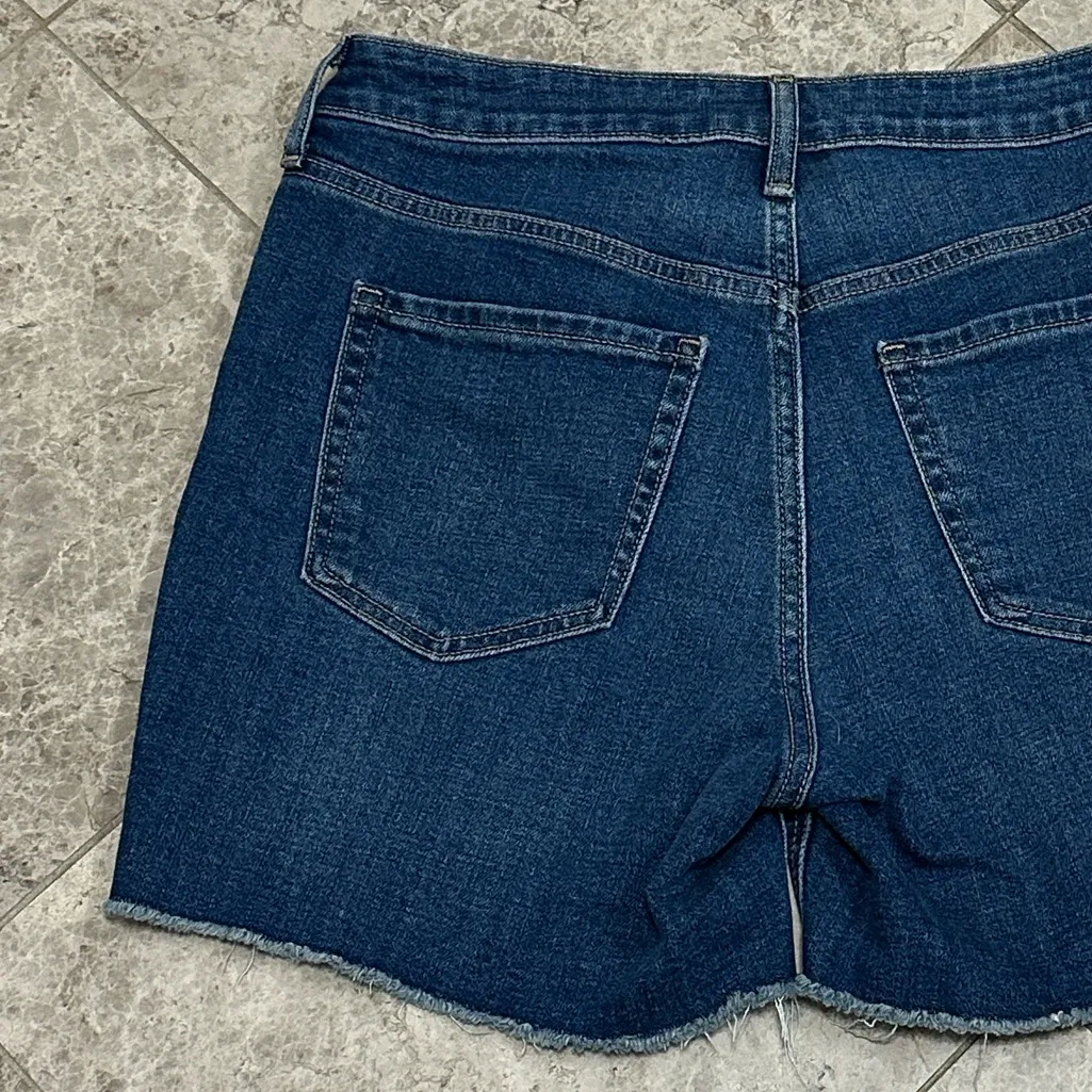 Old Navy OG High Rise Cut Off Jean Shorts Straight NEW 5” Inseam Size 10 - Image 8