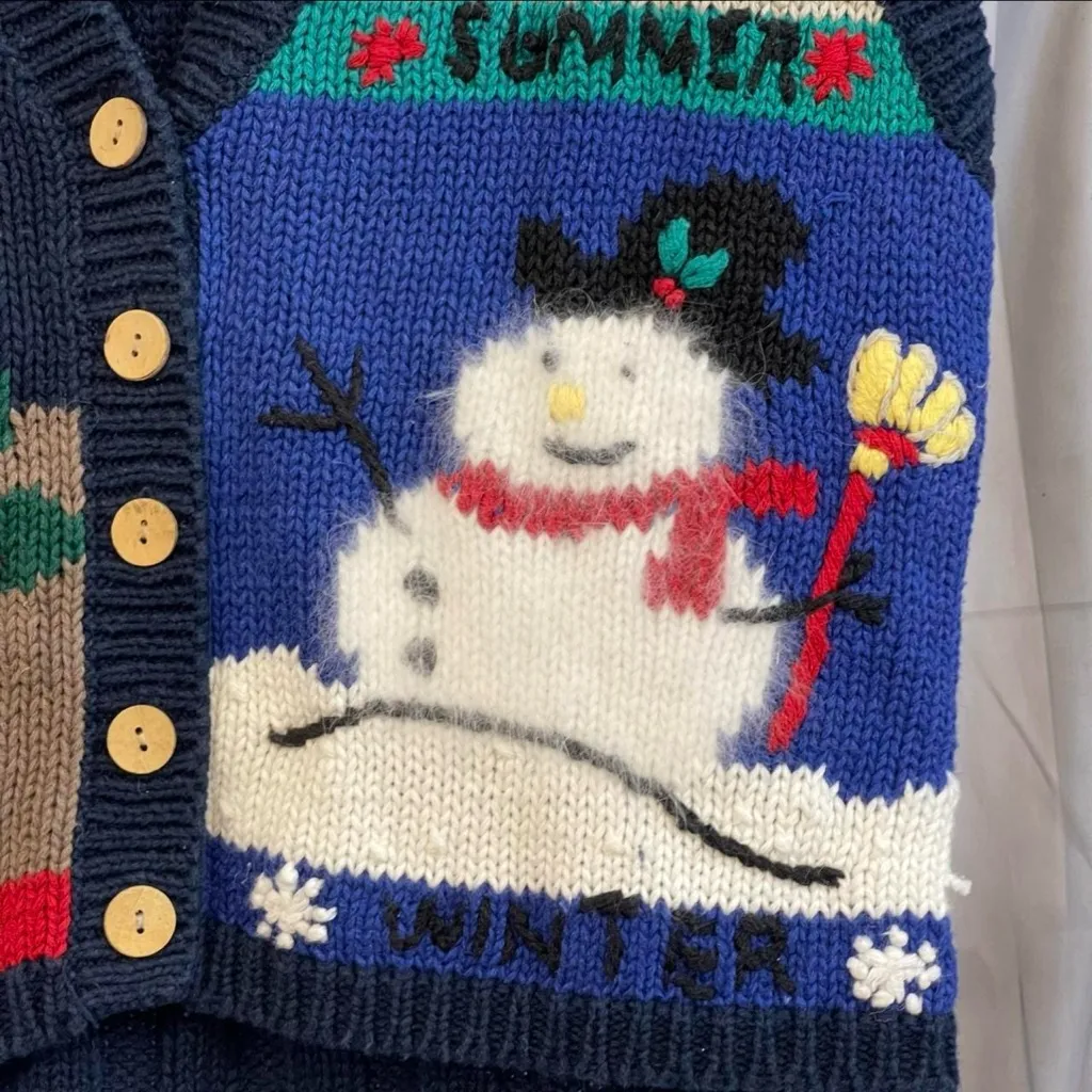 Christopher & Banks Nautical Knit Vest - Image 3