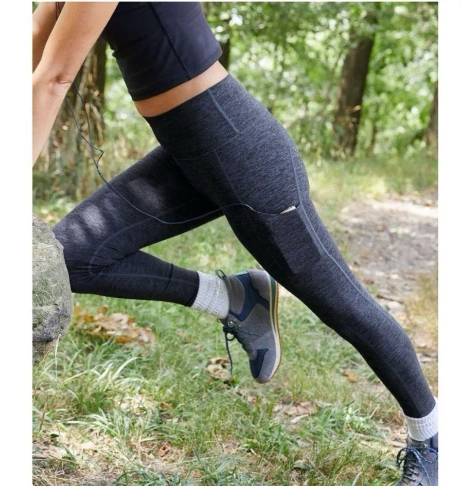 New AE Aerie Offline The Hugger Navy High Rise Leggings Athletic Pants Sz S - Image 2