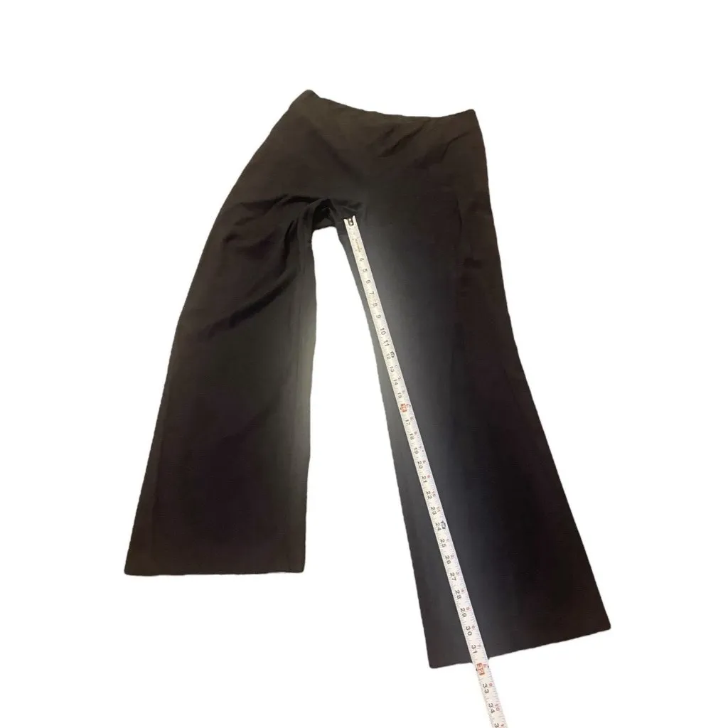 Eileen Fisher Pants Womens Size M (32x31.5) Navy Blue Side Zip Wide‎ Leg Career - Image 3