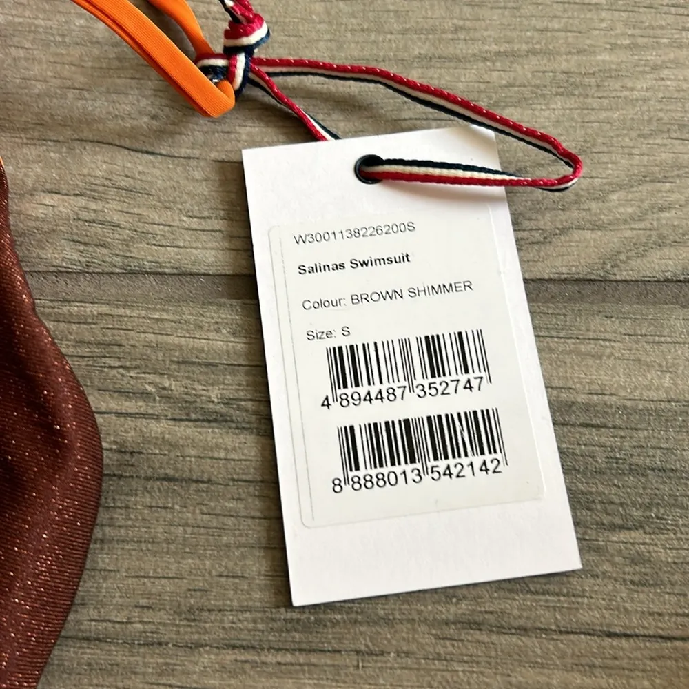 Perfect moment Salina’s swimsuit in brown shimmer - Image 2