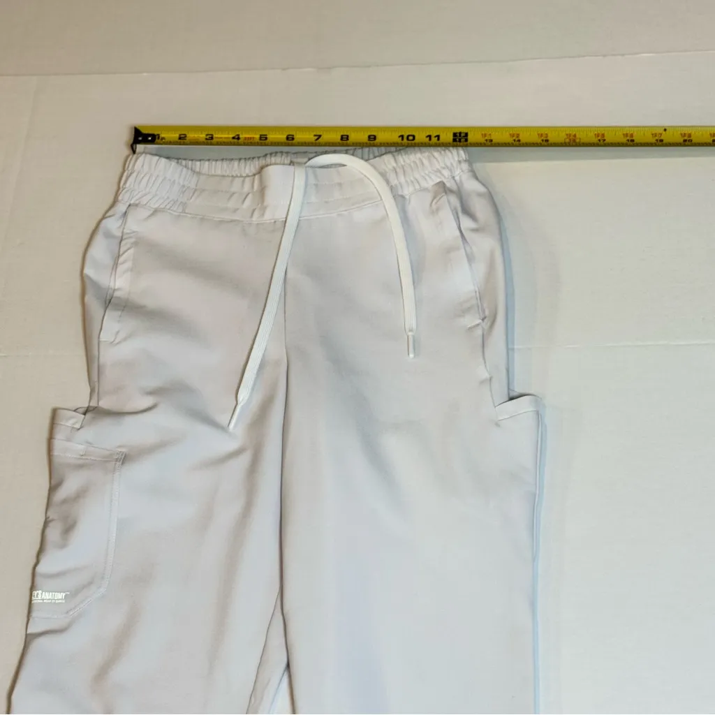 Grey’s Anatomy Barco DevolveStretch Scrub Pants XS White Workwear Stretch - Image 7