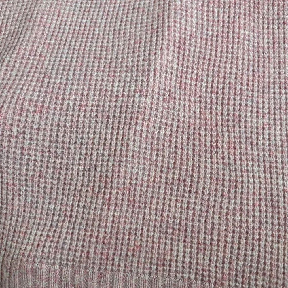 Ann Taylor LOFT M/L Womens Poncho Sweater Pink Tie Sleeveless Oversized Kimono - Image 5