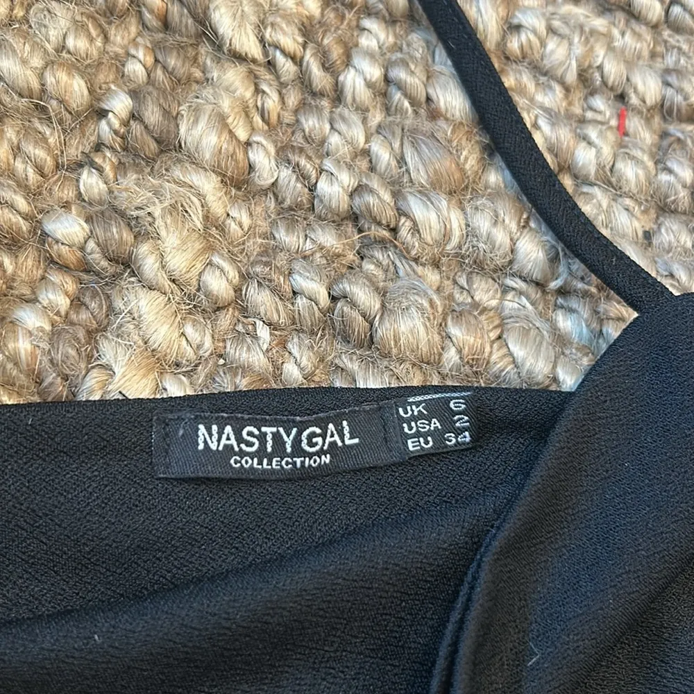 Nasty Gal Black Mini Halter Top Size 2 - Image 5
