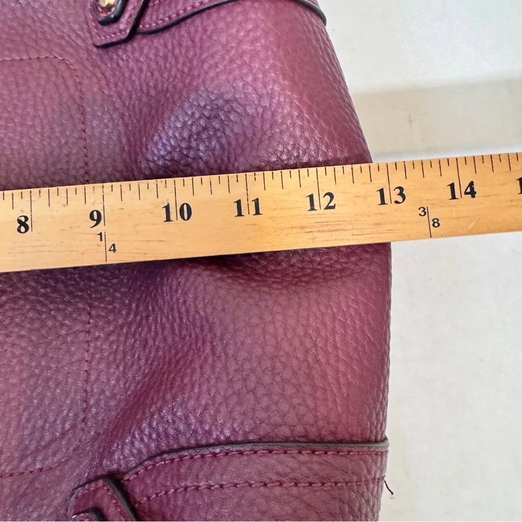 Urban Expressions Purple Faux Leather Hobo Handbag Purse Bag Shoulder Boho Fall - Image 9