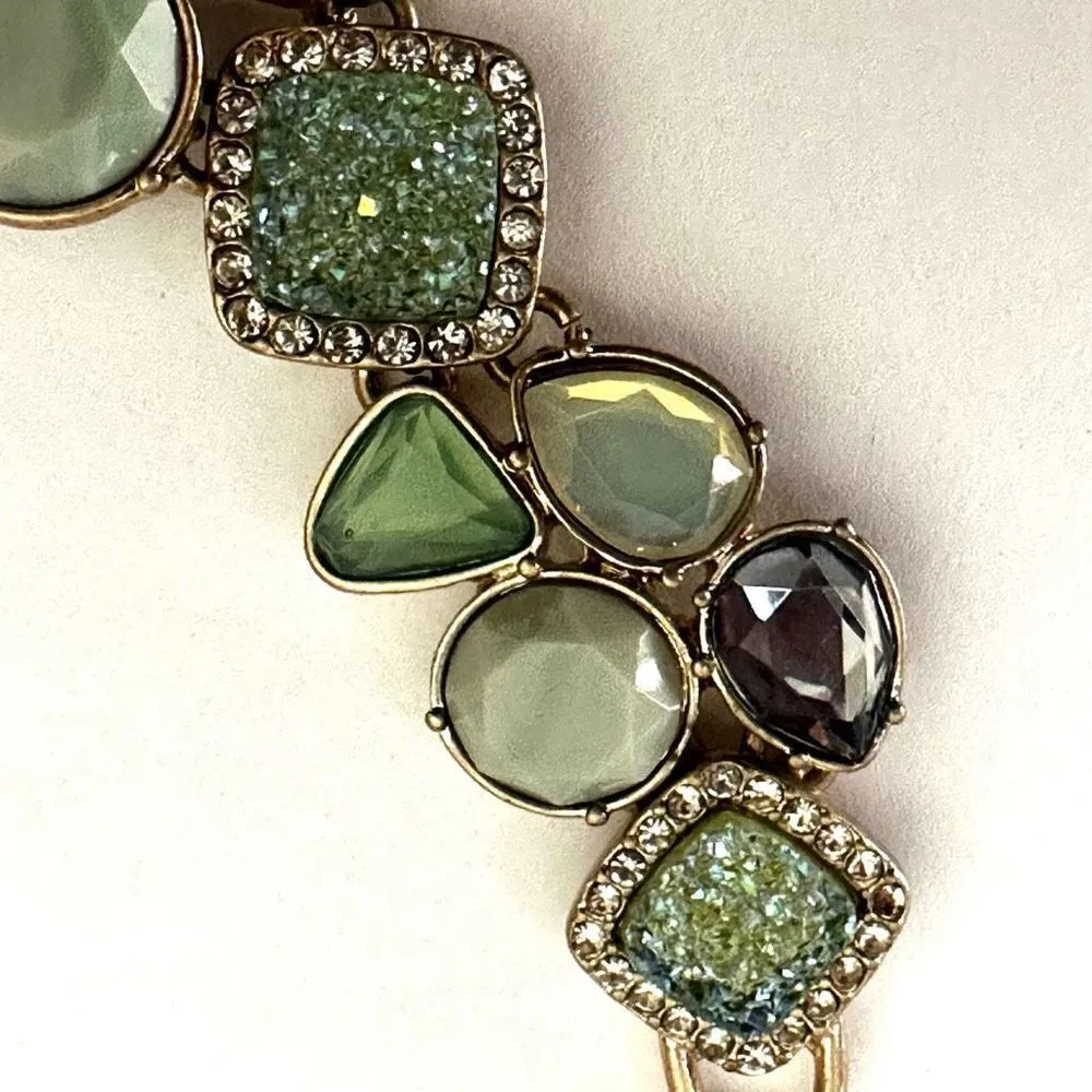 Lonna & Lilly green rhinestone necklace - Image 6