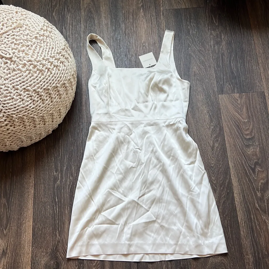 NWT Favorite Daughter They Break Up Dress Ivory Size 4 - Image 3