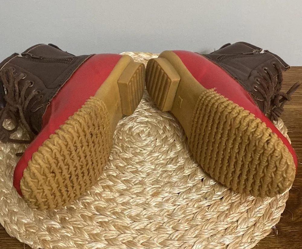 Prospector red and brown boots size 7 - Image 7