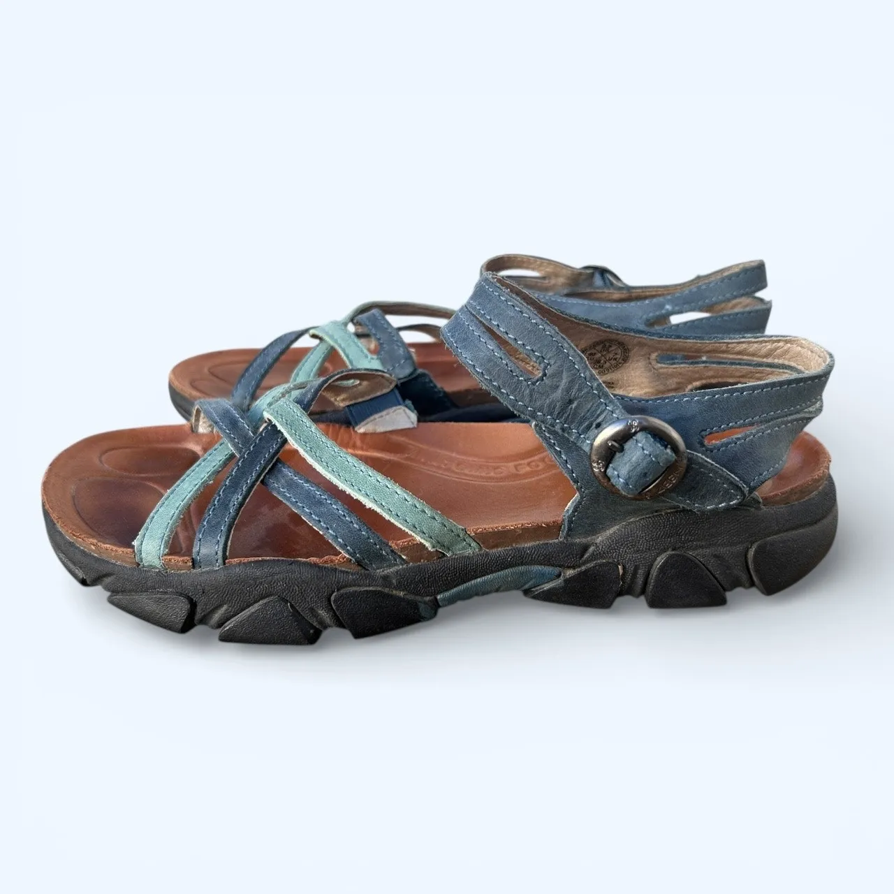 KEEN Naples II Blue Leather Sport Sandals – Women’s US 9.5 / EU 40 - Image 8