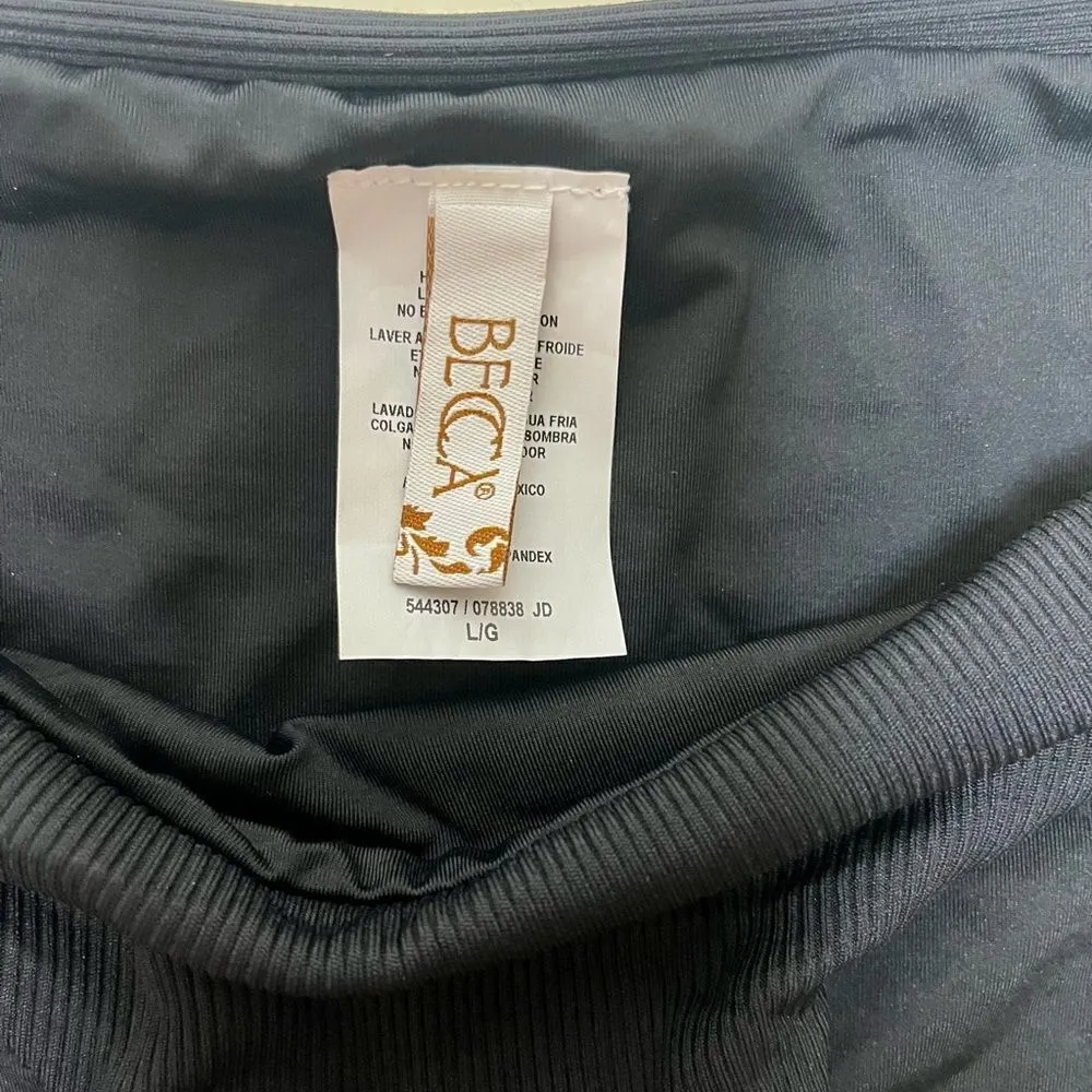 Becca Ribbed Bikini Bottom - size large - Image 4