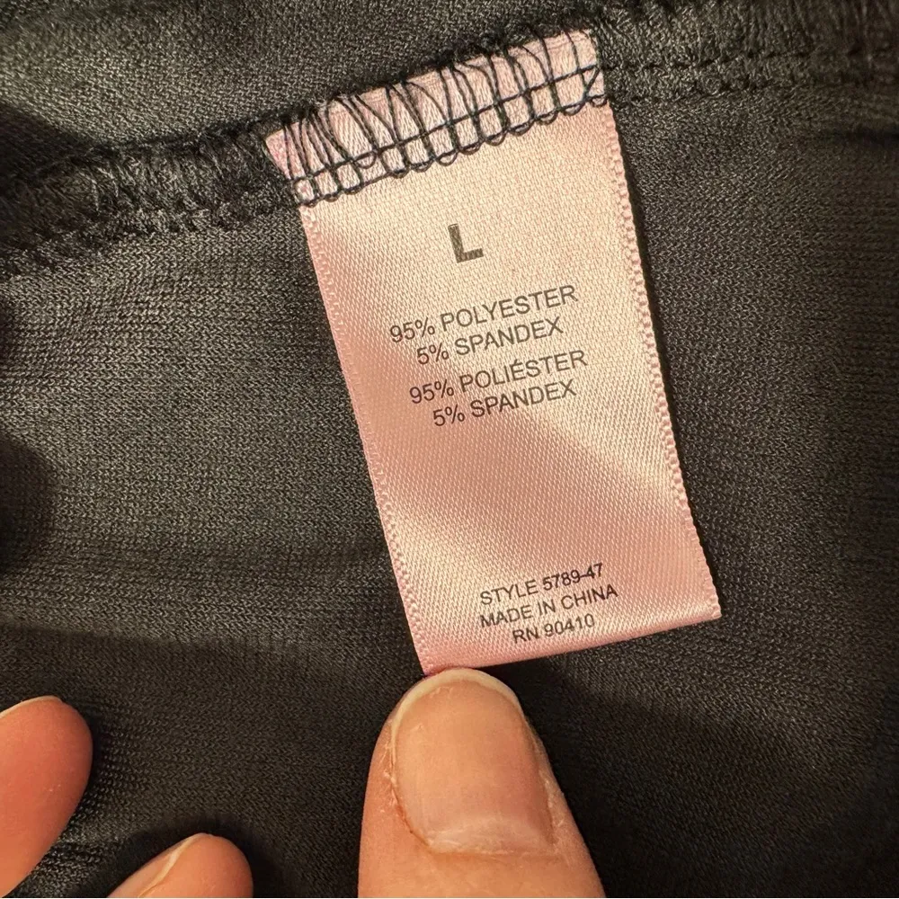 Juicy Couture Black Velour Bling Sequined Back Shorts Women’s L Pj Casual Sleep - Image 6