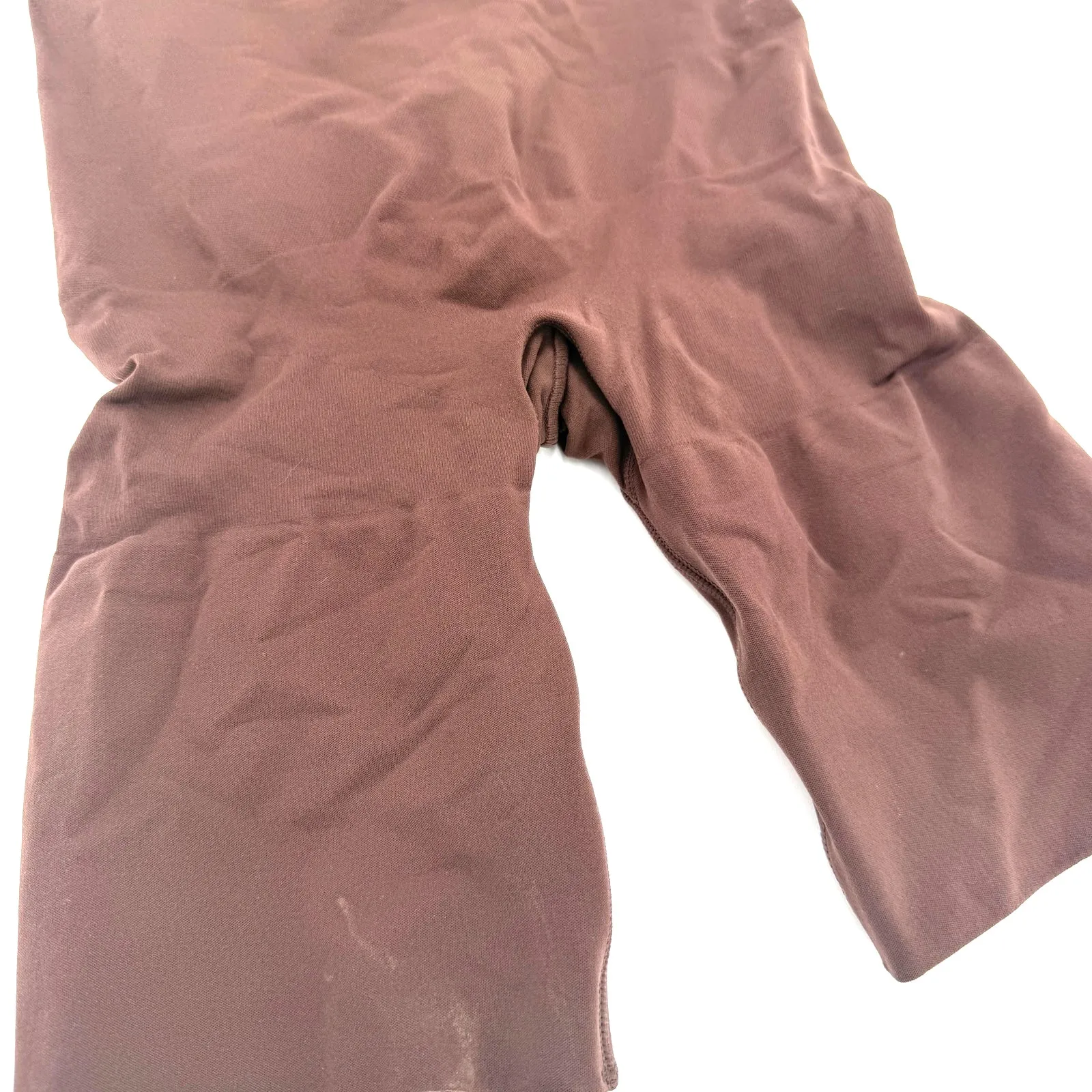 Skims Square Neck Mid Thigh Bodysuit Brown Cocoa Size Medium NWOT - Image 2