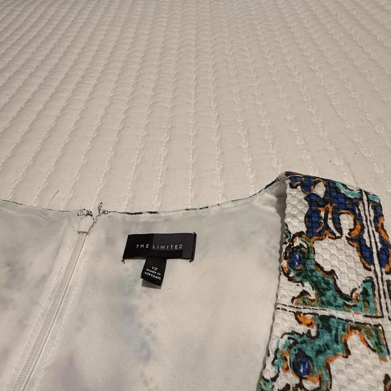 The Limited Multi Color Lemon Sheath Dress Sleeveless Sz 12 - Image 15