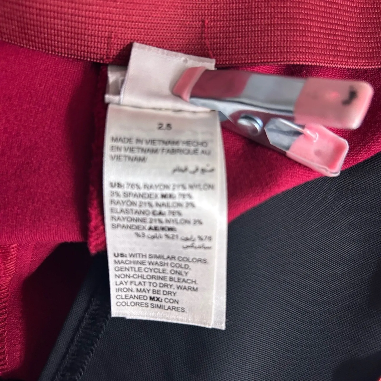 Chicos Pull On Pants‎ Red 14 Or 2.5 - Image 9