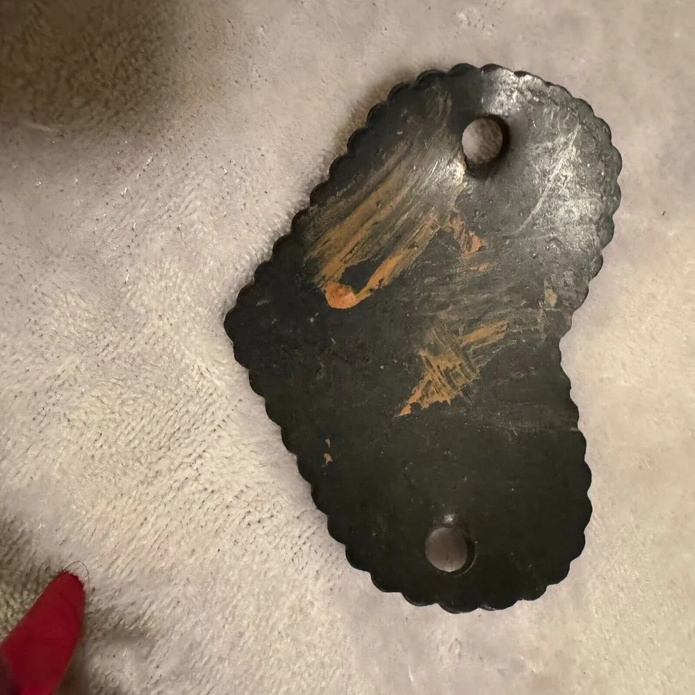 Vintage Lot Hair Accessories Clips Barrettes Tortoise Guitar leather France - Image 11