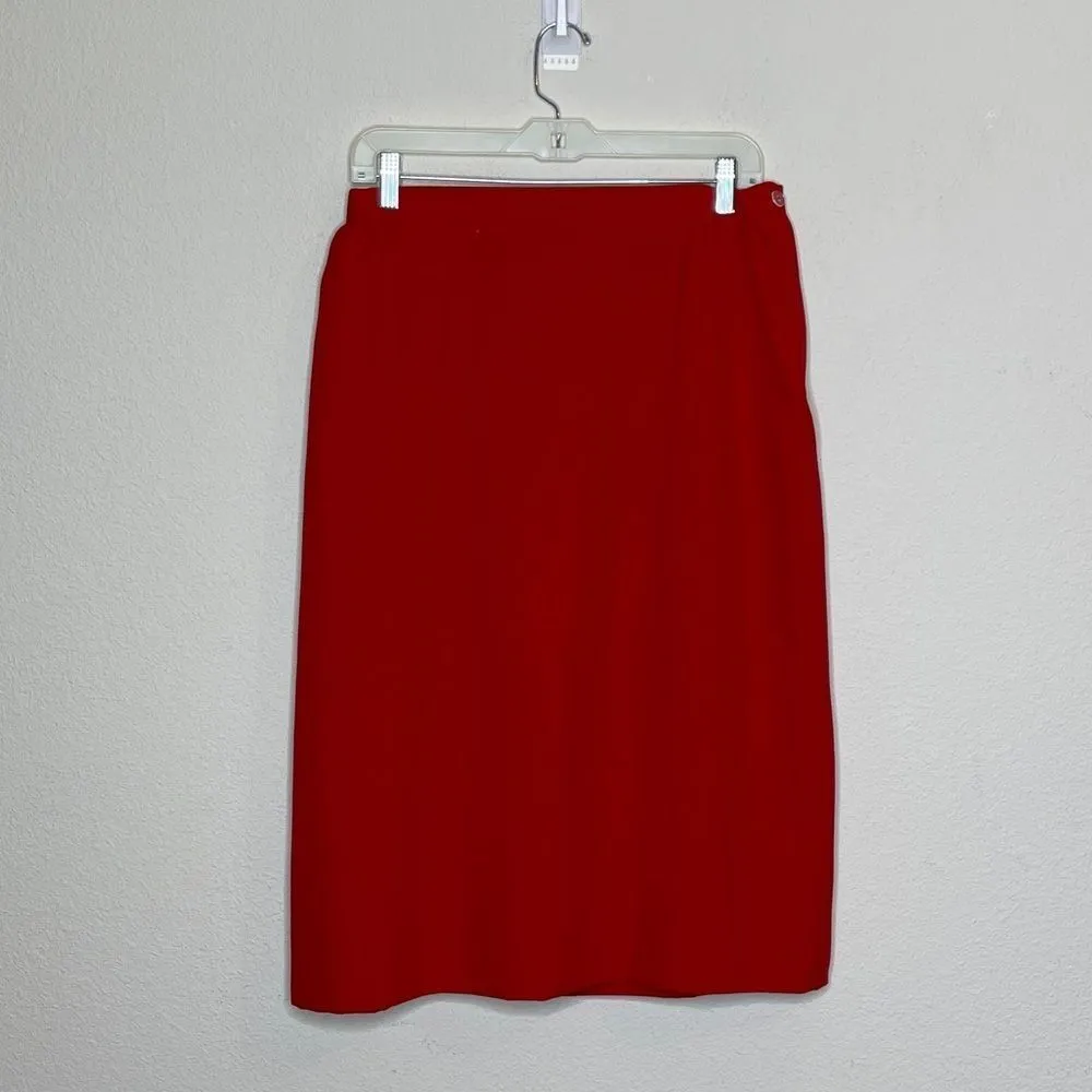 Vintage Damon II Skirt‎ Set Red Size XL - Image 10