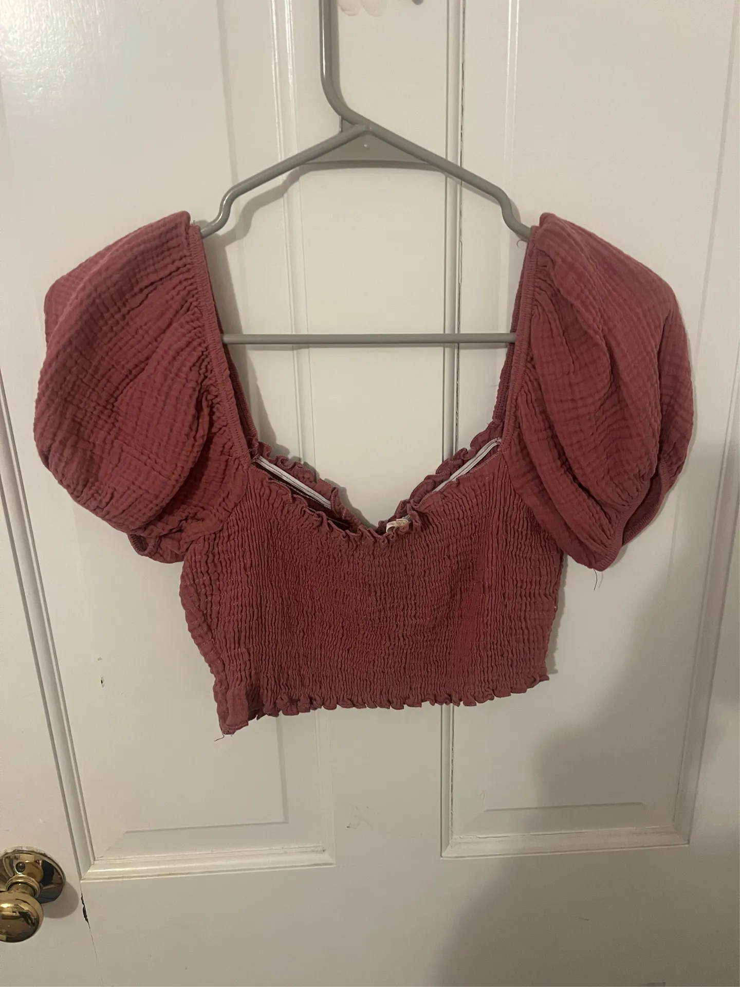 Altar'd State Ruched Crop Top - Image 3