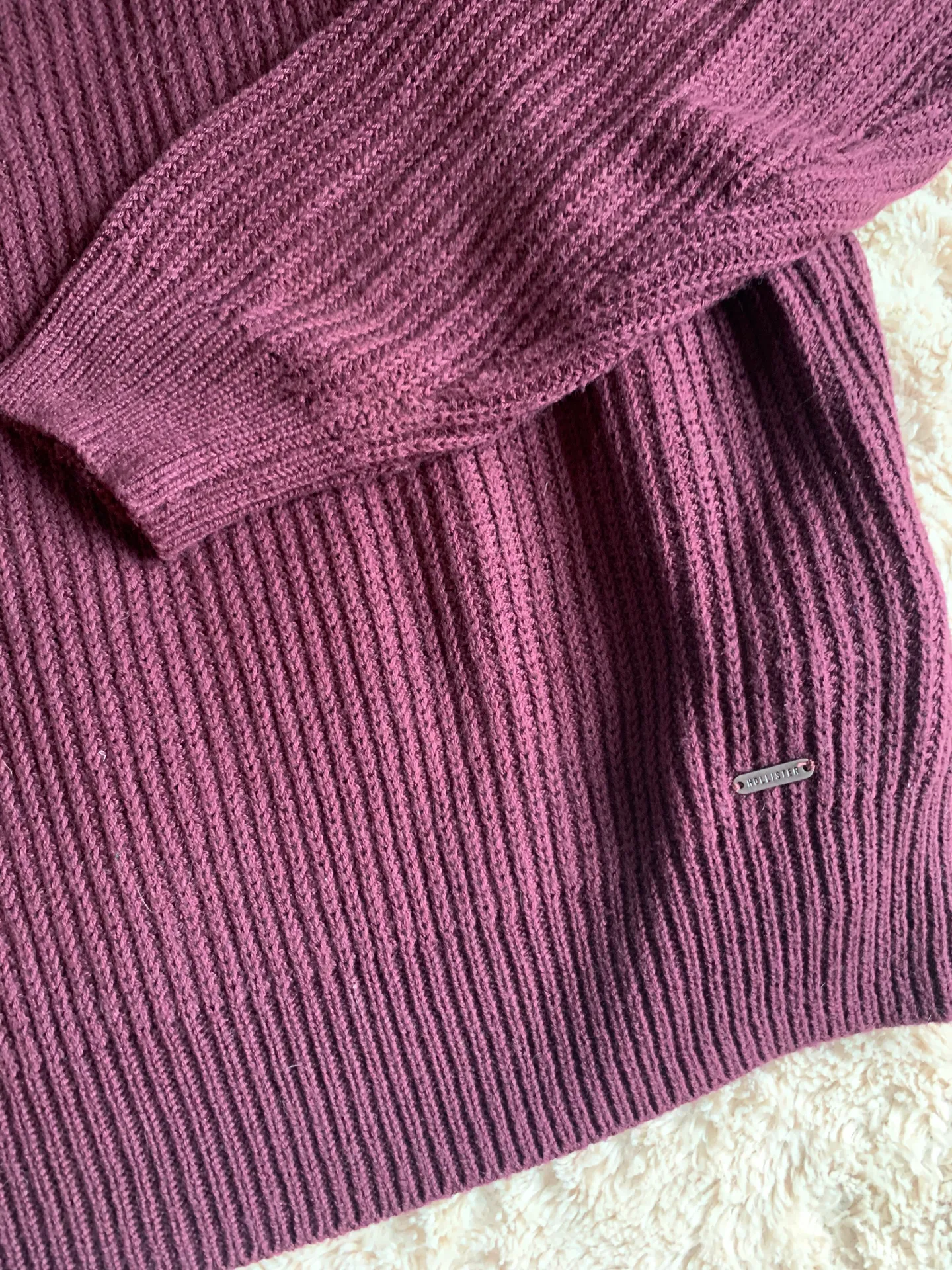 Oversized Plum Sweater - Image 2