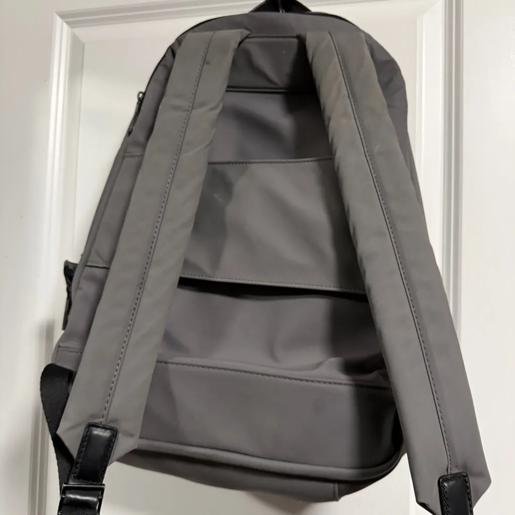 Away The Daypack Minimalist Laptop Travel Commute Backpack Gray - Image 4