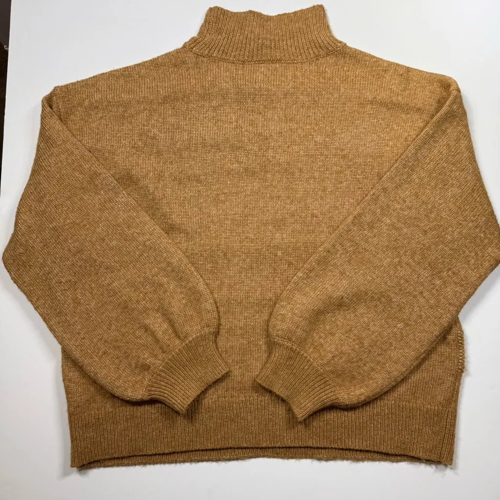 MONOGRAPH Cozy Women's Tan Sweater 🪾🍂🤎 Size L - Image 13