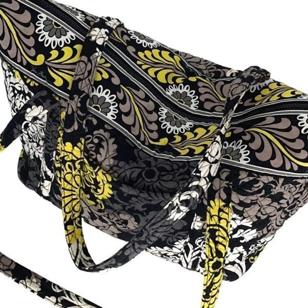 Vera Bradley Womens Retired Baroque Print Quilted Large Travel Tote Handbag Mult - Image 2