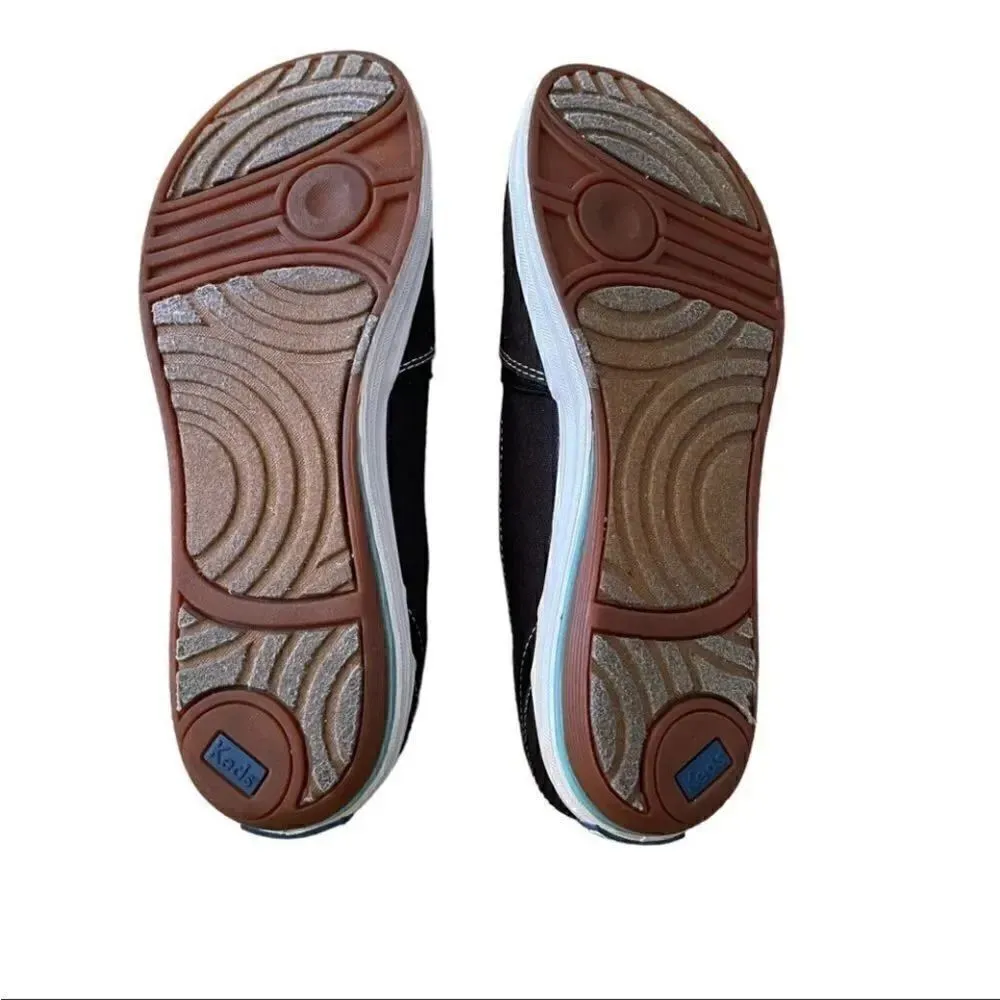 Keds Black Slip On Canvas Ortholite Flats Woman's Comfortable Shoes SZ 6 - Image 7