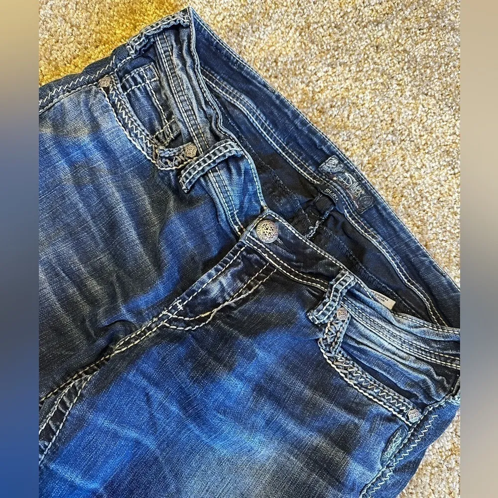 Silver Jeans Suki Low Rise Jeans W32 L31 - Image 8