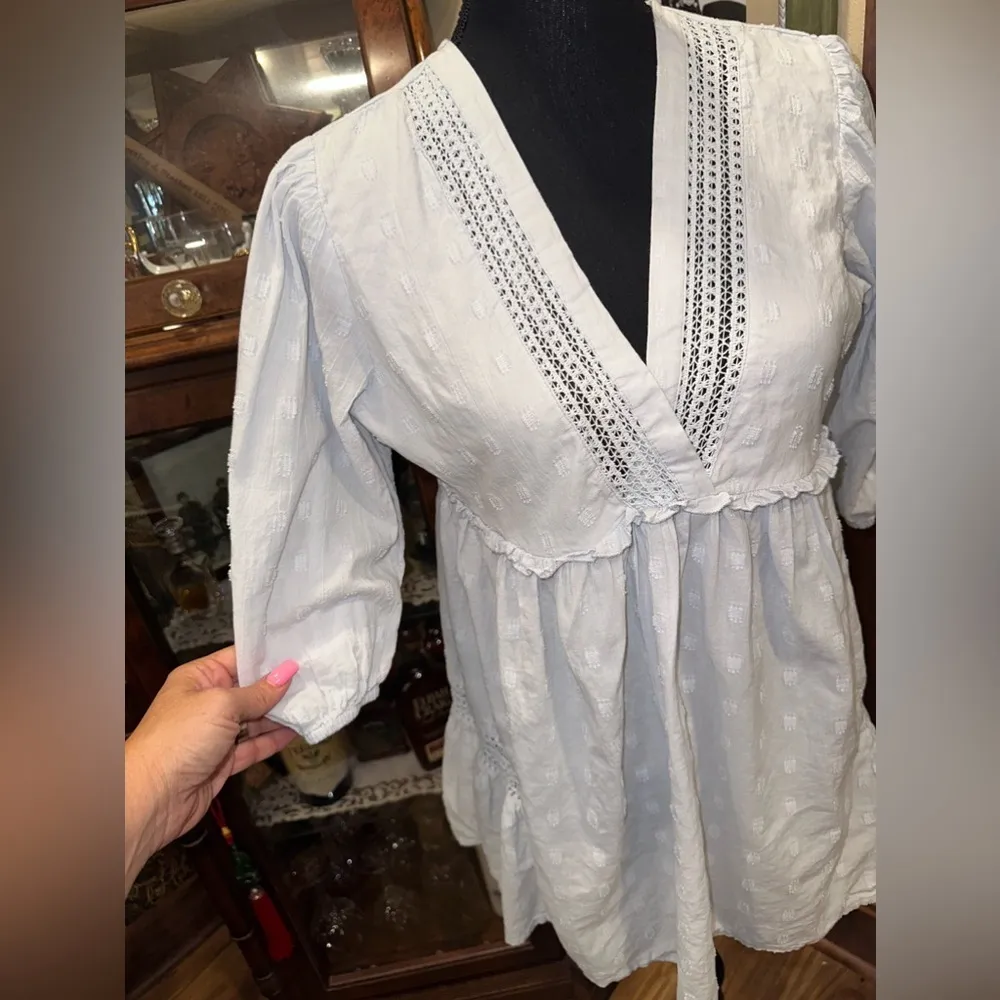 Charlie Paige Ellie Cotton Lace Baby Doll Tunic - Image 5