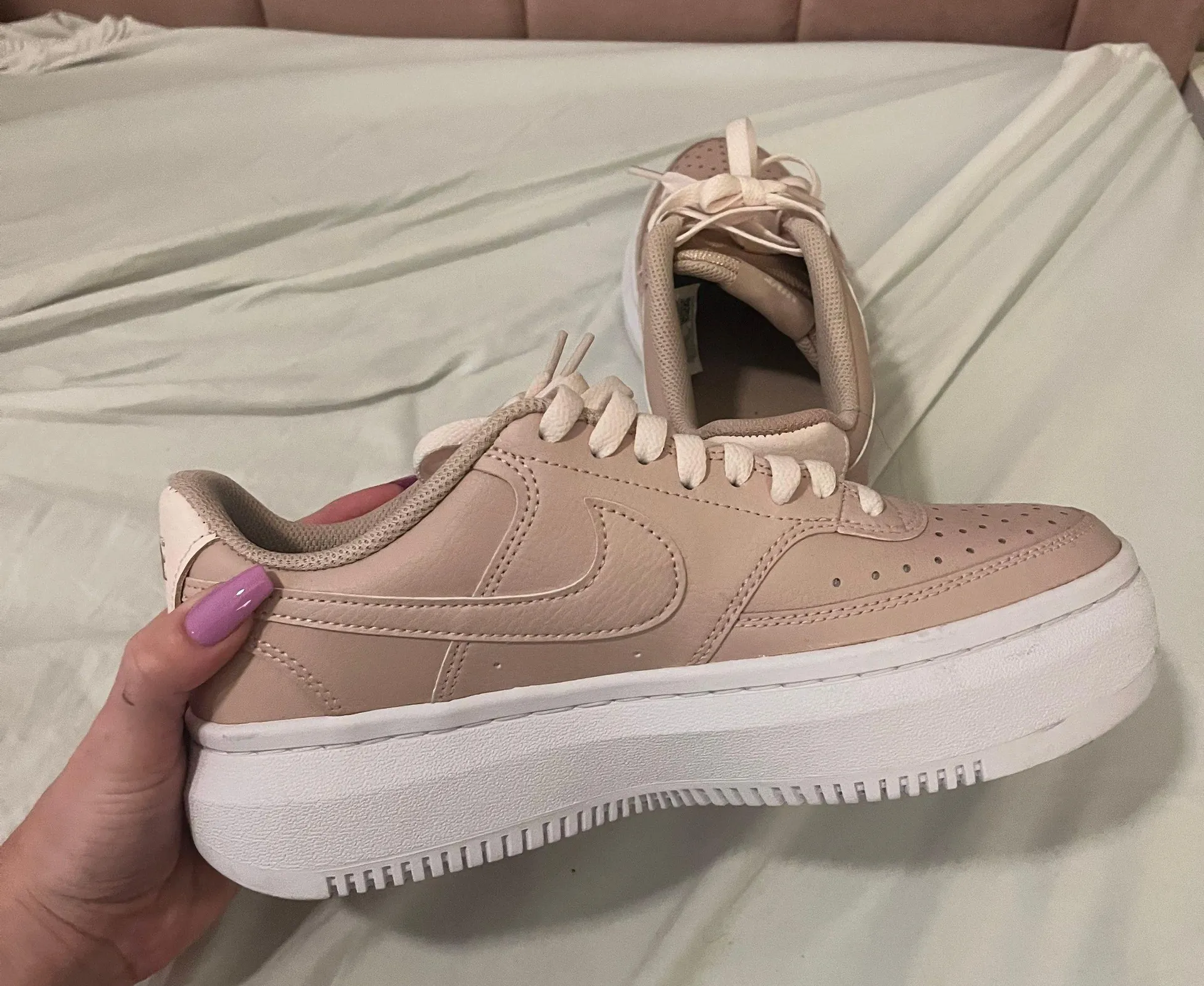 Nike Pink Platform Court - Image 2