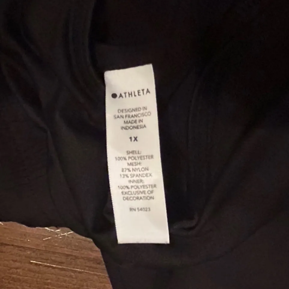 Athleta Womens 1X Black Mesh Running Athletic Shorts Casual‎ Summer Lightweight - Image 6