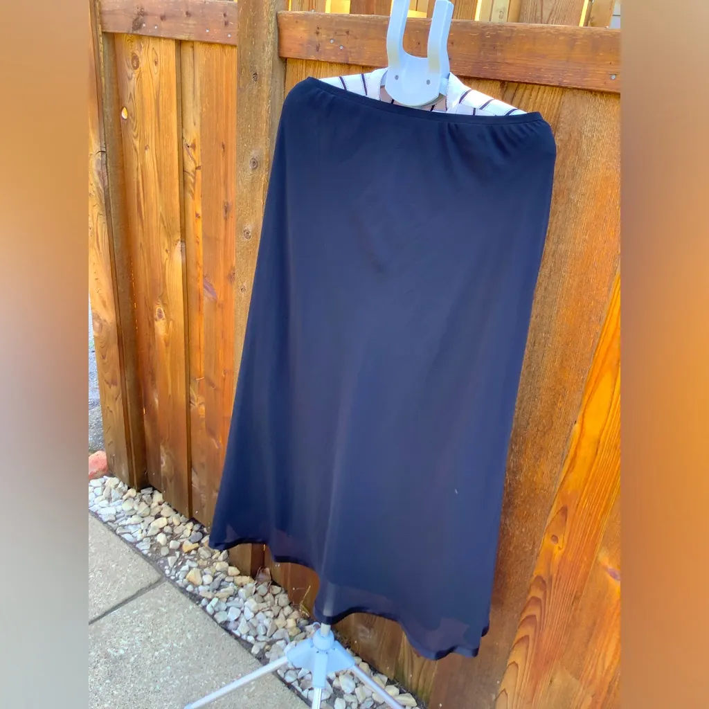 Dressy midi skirt 💖 Black Size XL - Image 2