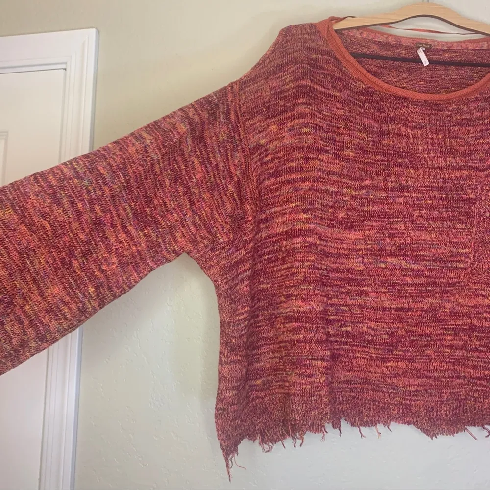 Free People Multicolor Knit Prism Pullover Sweater Size S - Image 5