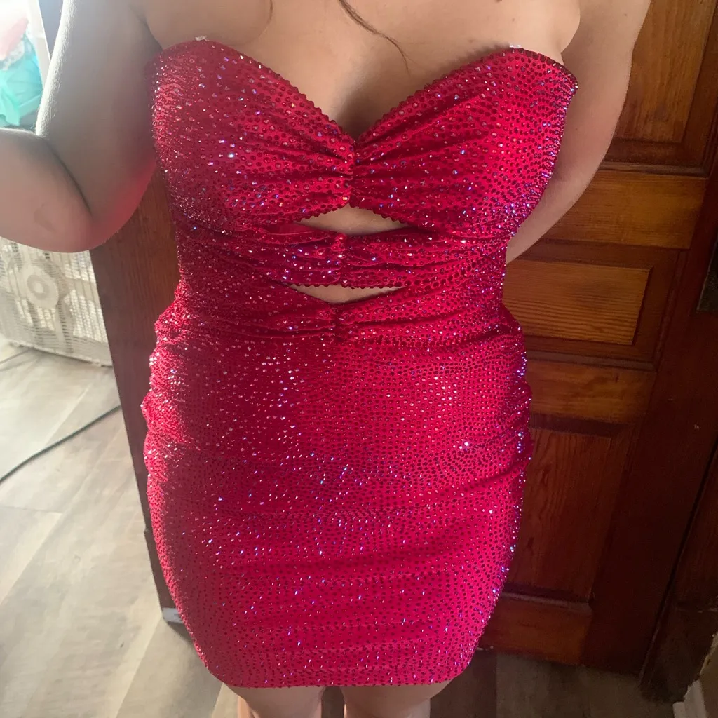 Homecoming dress Pink Size 2 - Image 2