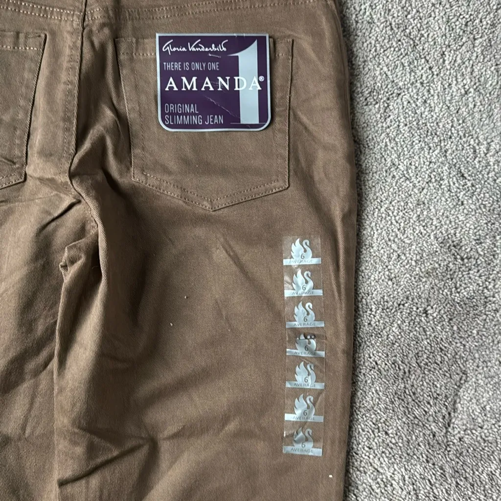 NWT Gloria Vanderbilt Amanda Jeans SIZE 6 - Image 7