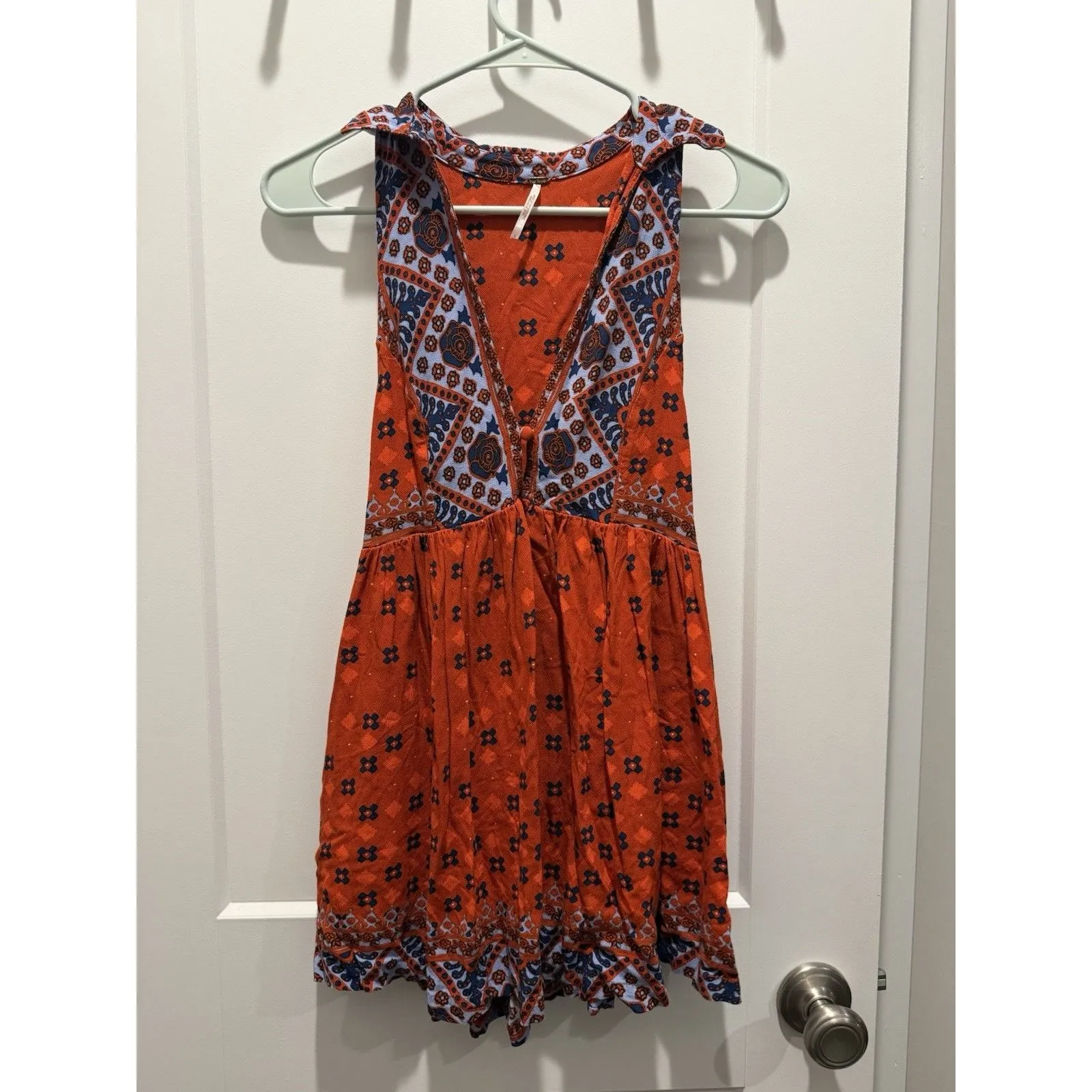 Free People Charlotte Sleeveless Long Shirt Rudy Combo Small S Tunic - Image 2
