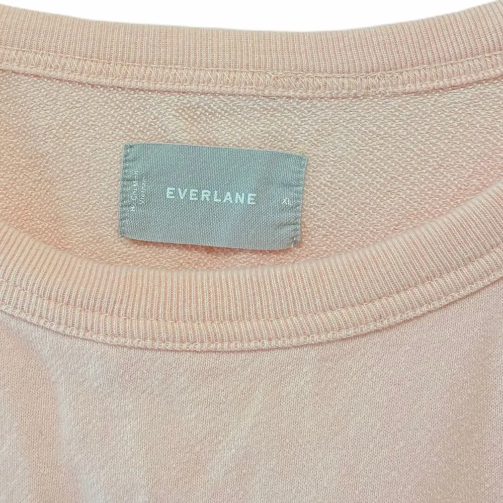 Everlane XL  Light Pink Basic Sweater Crew Neck Pullover - Image 4