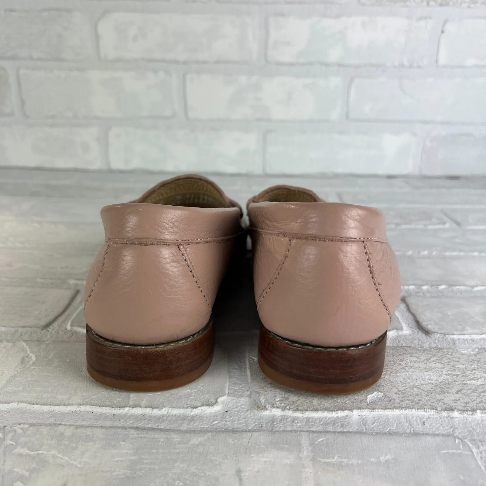 Weejuns G.H. Bass & Co Whitney Penny Loafers Womens 8 M Leather Blush Pink 22821 - Image 3