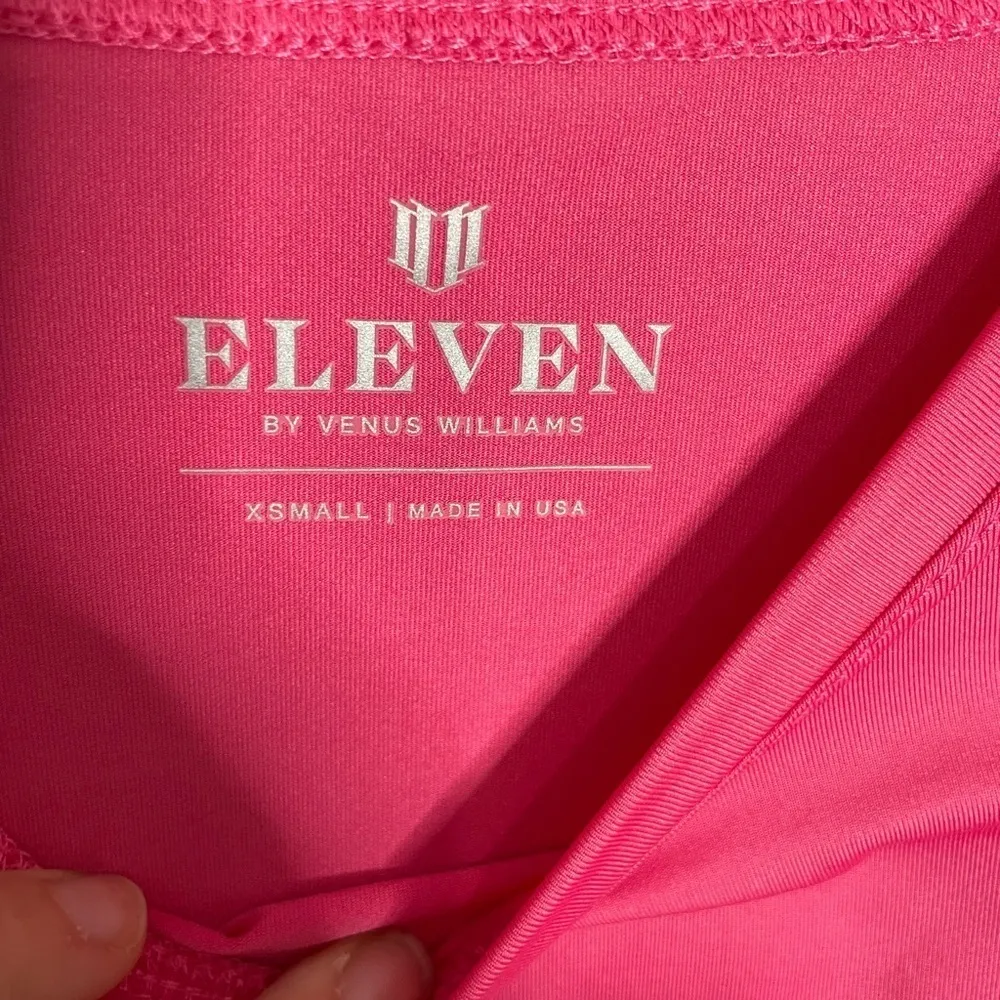 Eleven by Venus Williams Pink Blue Colorblock Athletic Shirt XS - Image 2