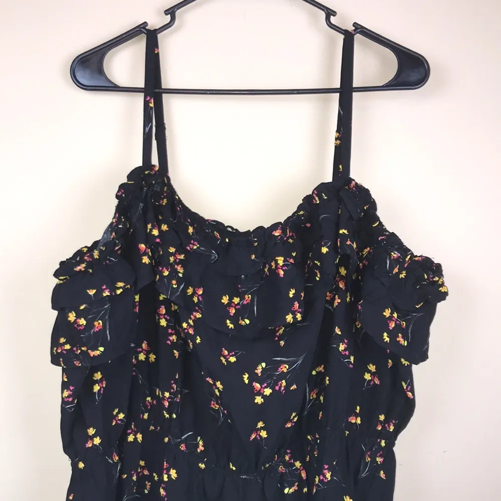 NWT City Chic Women’s Spring Tide Floral Tiered Ruffle Tank Mini Dress - Image 2