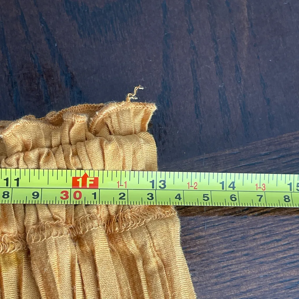 FP Movement Mustard Yellow Pleated Pants Size XS - Image 4