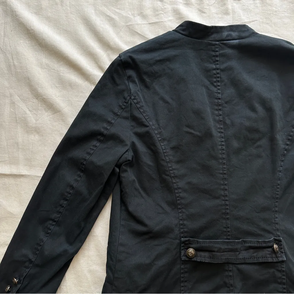 Free People Romantic Ruffles Jacket in Black Combo Size Medium - Image 7