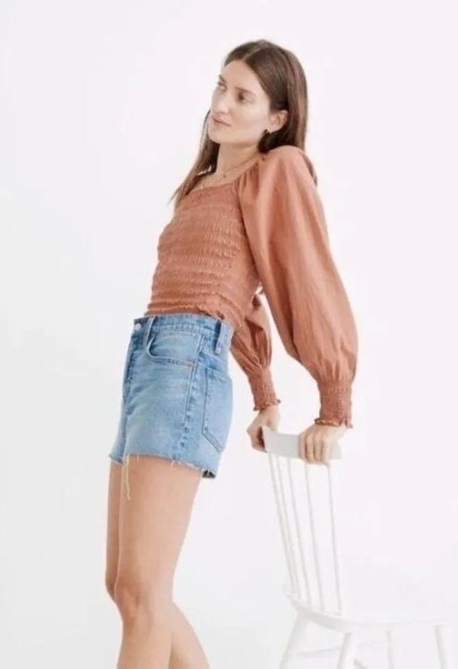 NWT Madewell The Perfect Jean Short in Burnett Wash: TENCEL™ Lyocell - Image 3