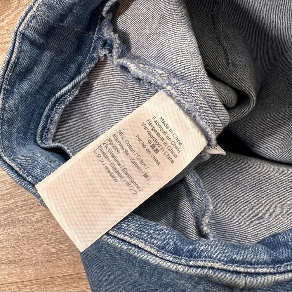 J. Crew‎ denim skirt front slit - Image 7