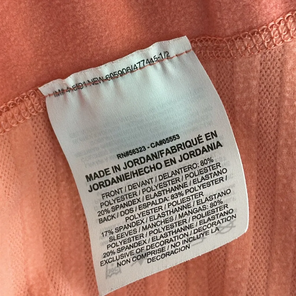 Nike Dri Fit Athletic Coral Half Zip Multi Textured Pull Over Jacket Womens S - Image 12