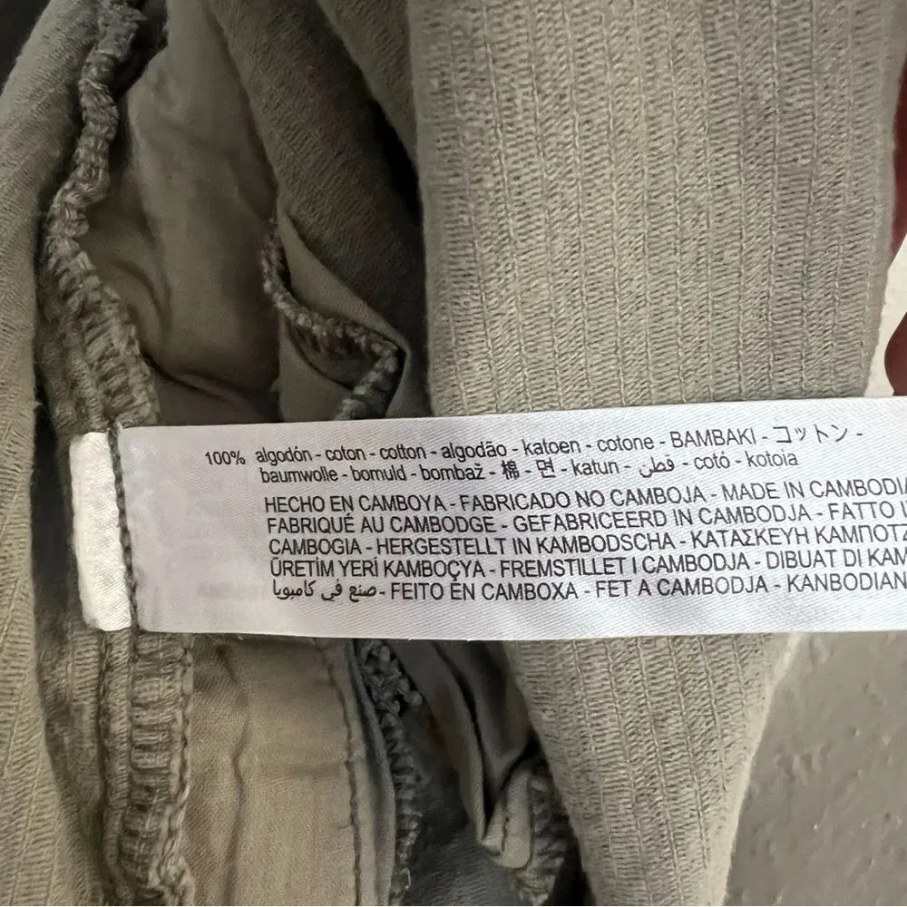 Zara Corduroy Shacket Jacket in Green Size Small - Image 8