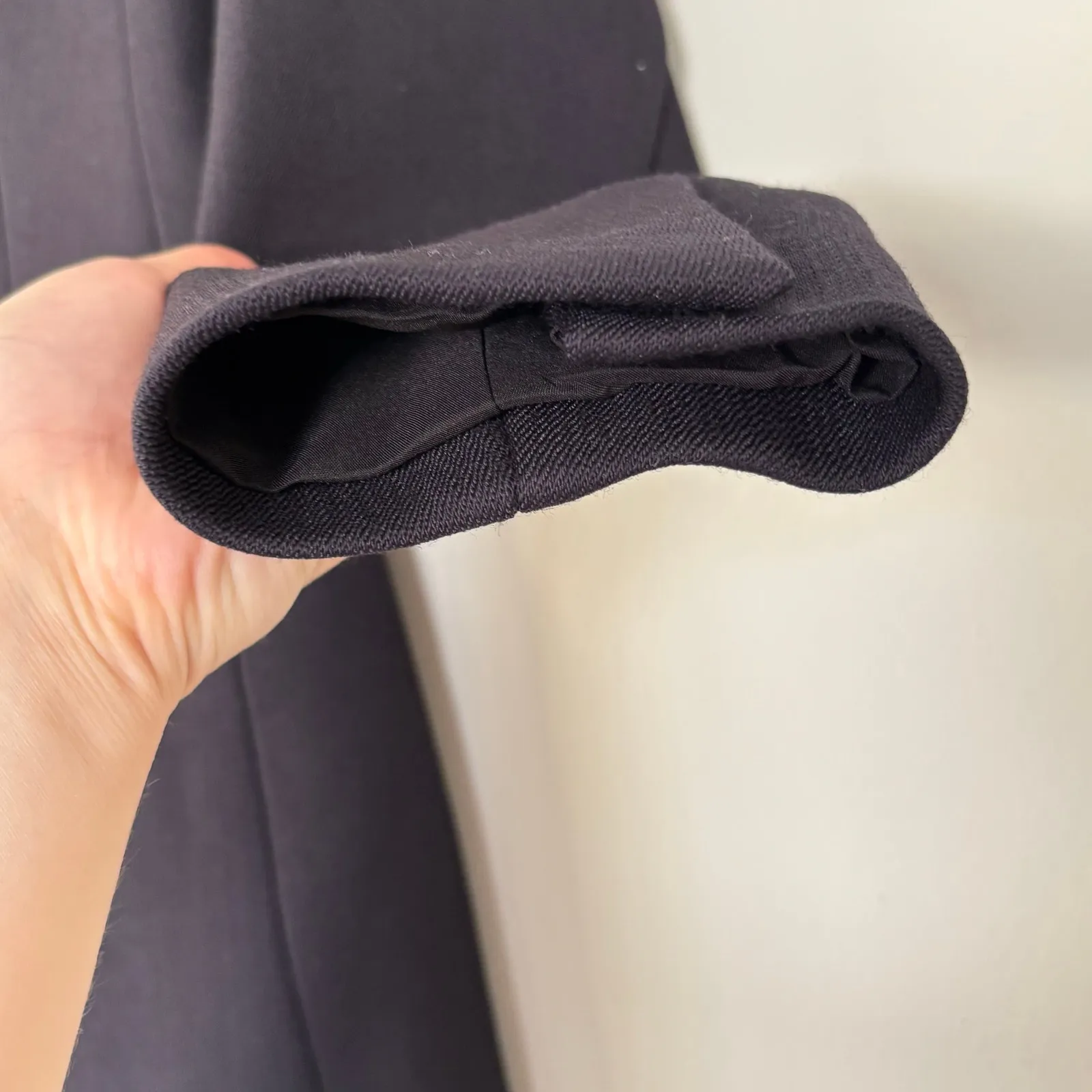 A.L.C. Bishop Blazer Jacket Single Breasted Front Button Wool Navy Blue Size 0 - Image 3