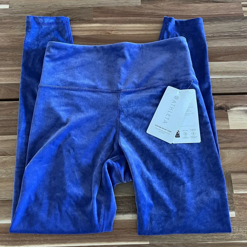 NWT Athleta Elation Velvet Tight 26” Size Small - Image 5