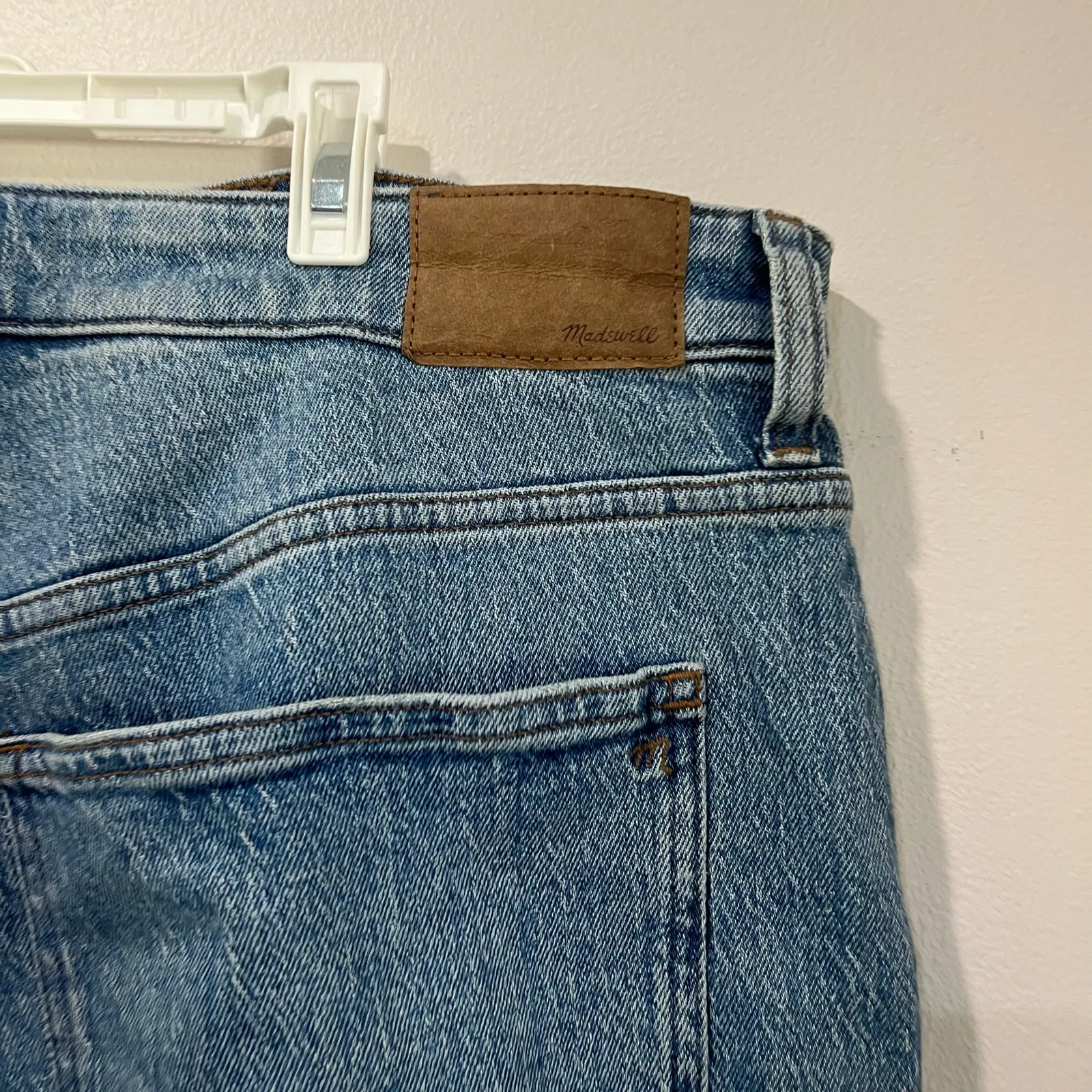 Madewell Curvy 90s Straight Medium Wash Plus Size 32 DM7484 - Image 6