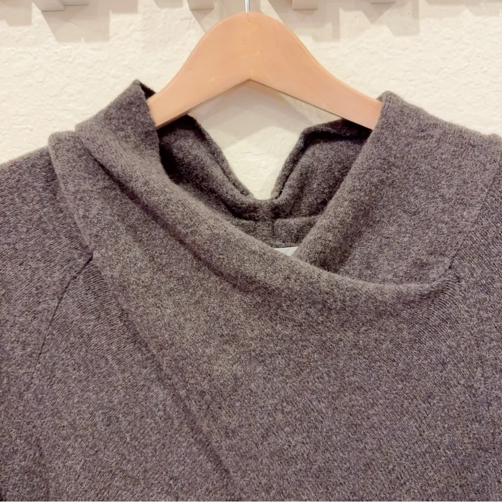 ASTR the Label Spencer Cut Out Midi Sweater Dress Dark Mushroom Size Small NWT - Image 6